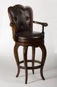 Eastwind Swivel Counter Stool (Dark Cherry Finish)