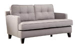 Eden Loveseat (Cement Gray Fabric)