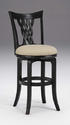 Embassy Swivel Counter Stool (Rubbed Black Finish)