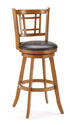 Fairfox Swivel Counter Stool (Oak Finish)