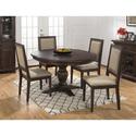 Geneva Hills Round to Oval 5 Piece Dining Set