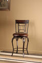 Granada Swivel Counter Stool (Dark Chestut & Brown Finish)