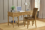 Gresham Desk & Chair Set (Medium Oak Finish)