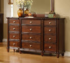 Hamilton Dresser (Dark Cherry Finish)