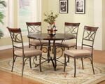 Hamilton Five Piece Dining Set (Medium Cherry)