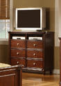 Hamilton Media Cabinet (Dark Cherry Finish)