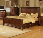 Hamilton Storage Bed (Dark Cherry Finish)