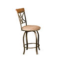 Hamilton Swivel Counter Stool (Matte Pewter & Bronze)