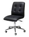 Hoquiam Office Chair (Chrome, Aluminum & Black Finish)