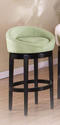Igloo Swivel Counter Stool (Green Microfiber)