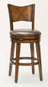 Jenkins Swivel Counter Stool (Rustic Oak Finish)