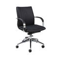 Josephina Office Chair (Chrome, Aluminum & Black Finish)