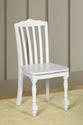 Lauren Desk Chair (White Finish)
