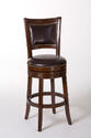 Lockefield Swivel Counter Stool (Espresso Finish)
