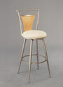 London Swivel Counter Stool (Champagne Finish)
