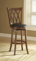 Mansfield Swivel Counter Stool (Brown Cherry Finish)
