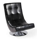Mario Swivel Chair (Black)