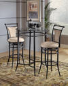 Mix-N-Match Pub Table Set (Fawn & Black Finish)