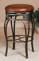 Montello Backless Swivel Counter Stool (Old Steel Finish)