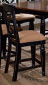 Northern Heights Counter Stool - Set of 2 Stools (Black & Honey Finish)