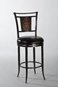 Parkside Swivel Counter Stool (Copper with Brown Vinyl)