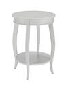 Round Shelf Table (White)