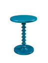 Round Spindle Table (Teal)