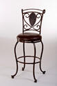 Scarton Swivel Bar Stool (Dark Chocolate Finish)