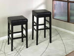 Sonata Barstool (Black Leather)