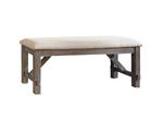 Turino Dining Bench (Grey & Oak)