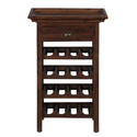 Urban Lodge Brown Wine Rack