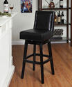 Wayne Swivel Counter Stool (Black)