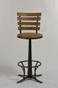 Westview Swivel Counter Stool (Steel Gray)