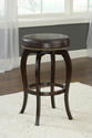 Wilmington Swivel Bar Stool (Cappucinno & Brown Finish)