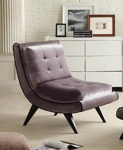 5th Avenue Armless Swayback Lounge Chair (Gray) - [LC281FAGR]