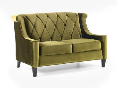 Barrister Loveseat (Green Velvet) - [LC8442GREEN]