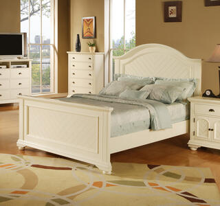 Brook Bed (White Finish) - [BP700TBW]