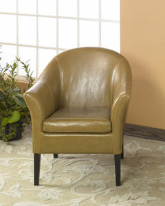 Cleveland Club Chair (Camel Leather) - [LCMC001CLCA]