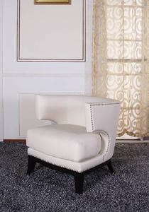 Eclipse Club Chair (Cream Vinyl) - [LC734CLCR]