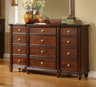 Hamilton Dresser (Dark Cherry Finish) - [HM100DR]