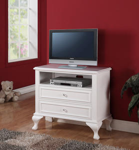 Jesse Cottage Media Cabinet in White - [JS700TV]