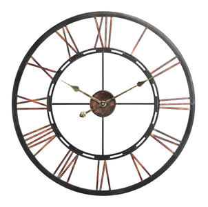 Mallory Clock (Aged Copper with Black Highlights) - 28