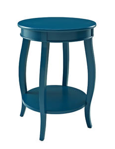 Round Shelf Table (Teal) - [287-350]