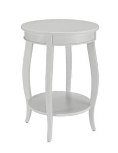 Round Shelf Table (White) - [929-351]