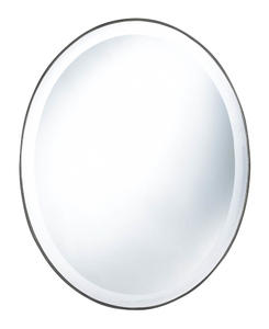 Seymour Oval Mirror (Mocha) - 22 x 28 - [4579]