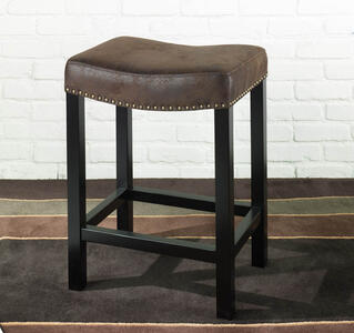 Tudor Backless Counter Stool (Brown) - [LCMBS013BAWR26]
