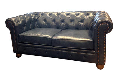 Winston Vintage Loveseat (Blue) - [LC10602ATBL]